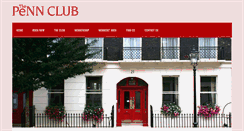 Desktop Screenshot of pennclub.co.uk