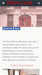 Mobile Screenshot of pennclub.co.uk